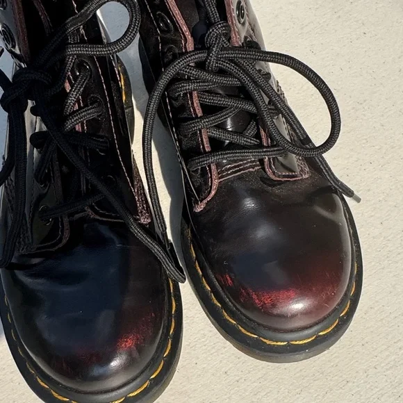 Dr Marteens Leather Lace-Up Boots - Picture 7 of 7